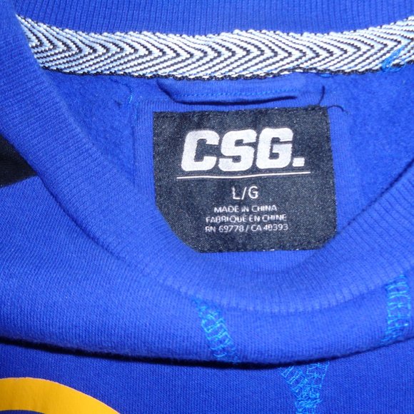 CSG Mamba Out Kobe Bryant Thank You Sweatshirt Lg - Picture 2 of 3